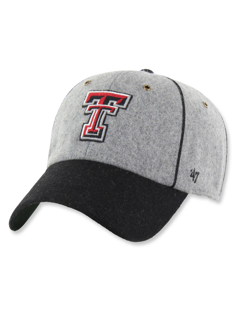 '47 Brand Texas Tech Chainstitch Double T "Brocke" Wool Adjustable Cap