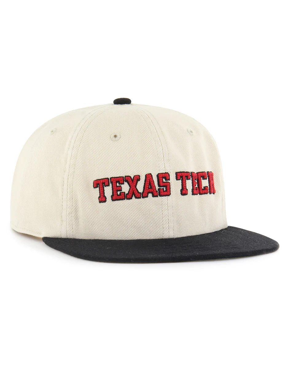 '47 Brand Texas Tech Chainstitch Double T "Fieldstone" Snapback Cap - Image 2