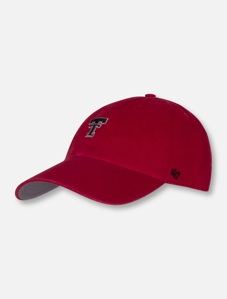 47 Brand Texas Tech Mini Vault Double T " Base Runner " Adj. Cap - Image 13