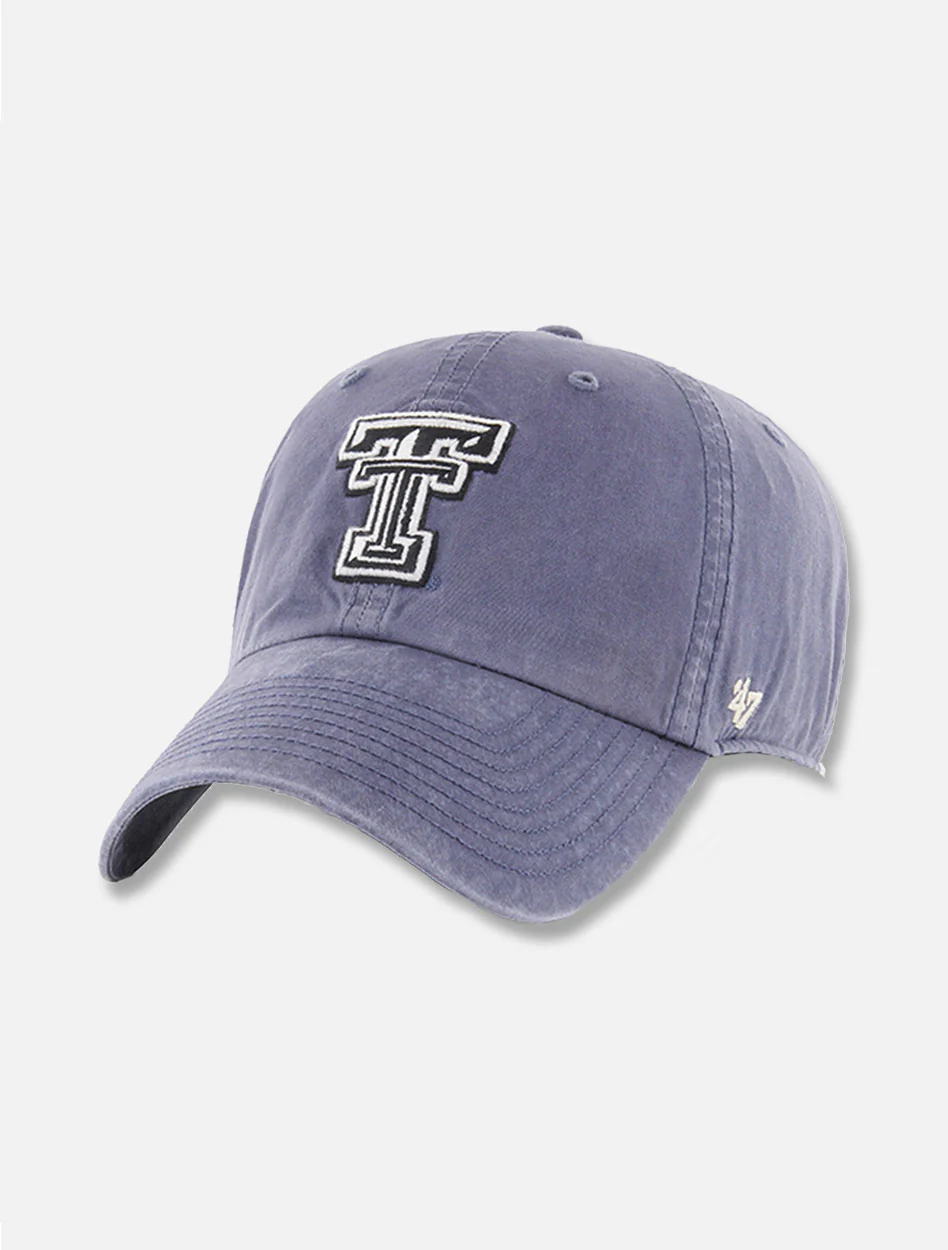 47 Brand Texas Tech "Portal Hudson" Black and White Double T Adjustable Cap