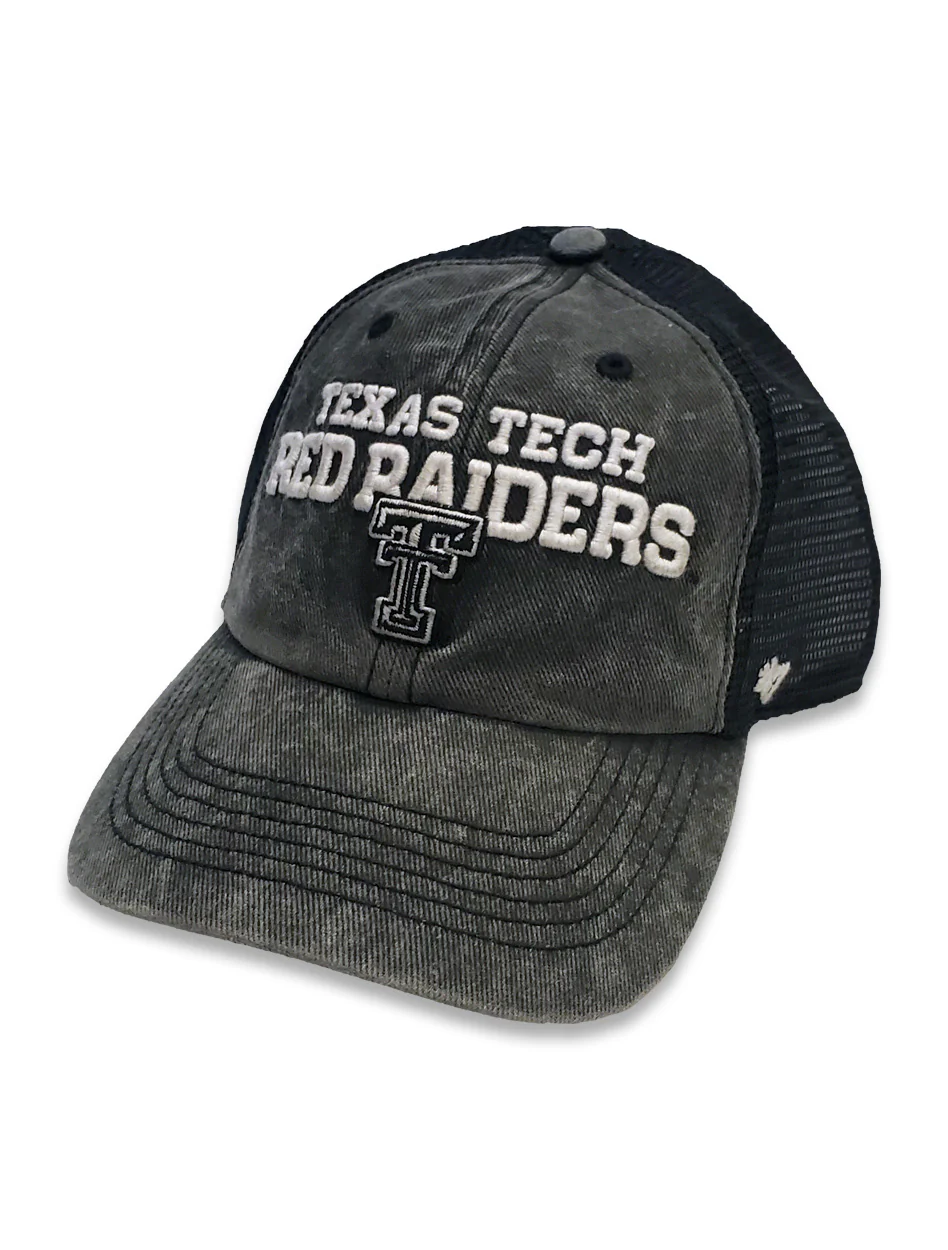 47 Brand Texas Tech Red Raiders Double T "Drumline" Snapback Adj. Cap