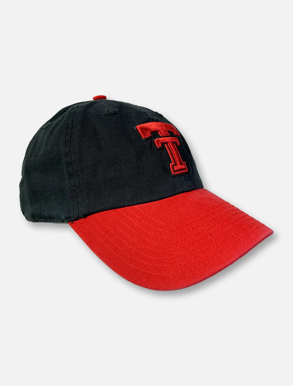 47 Brand Texas Tech Red Raiders Texas Tech Red Raiders Vault Logo Two-Tone Clean Up Cap - Image 3