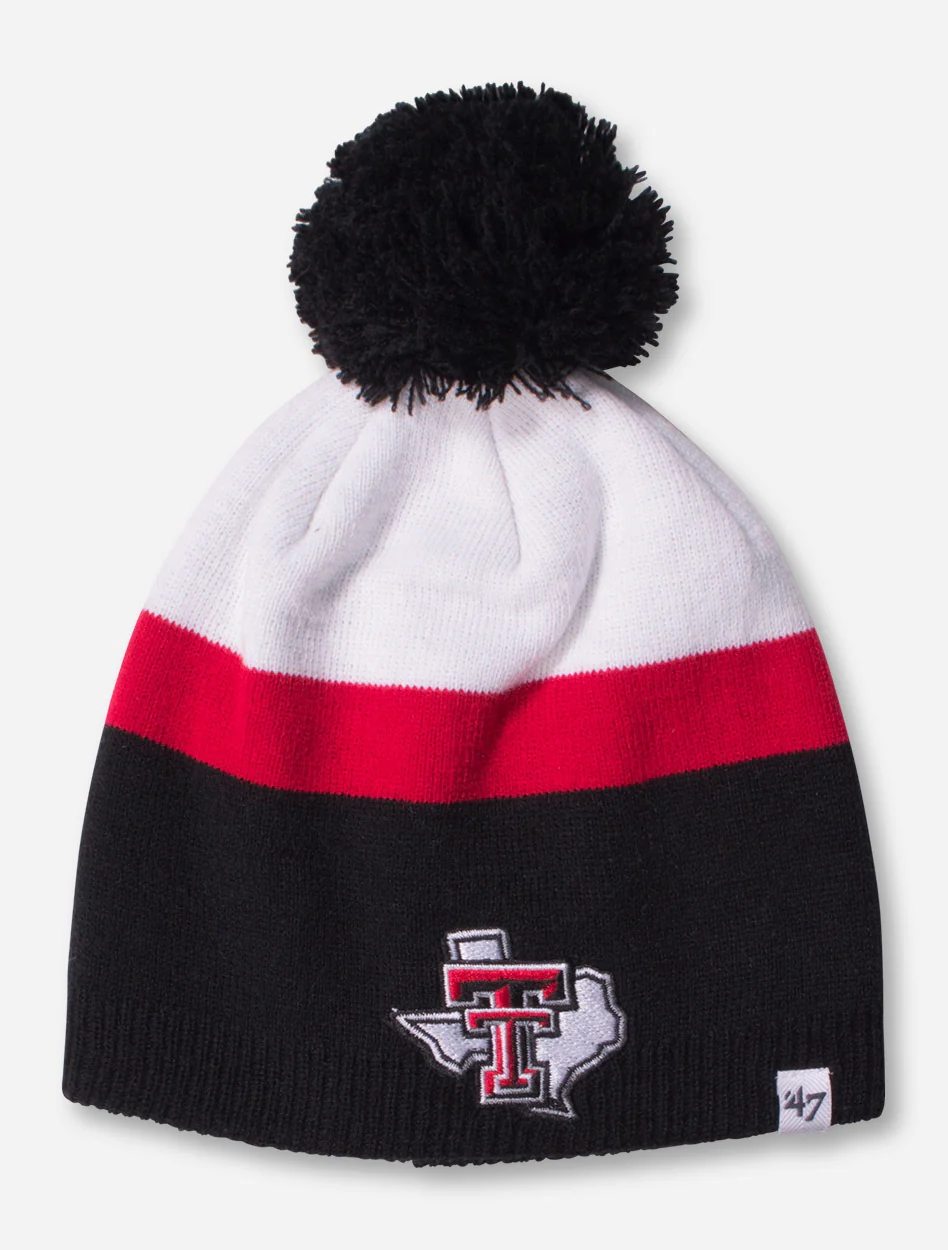 47 Brand Texas Tech "Texas Pride" Team Colors YOUTH Knit Cap