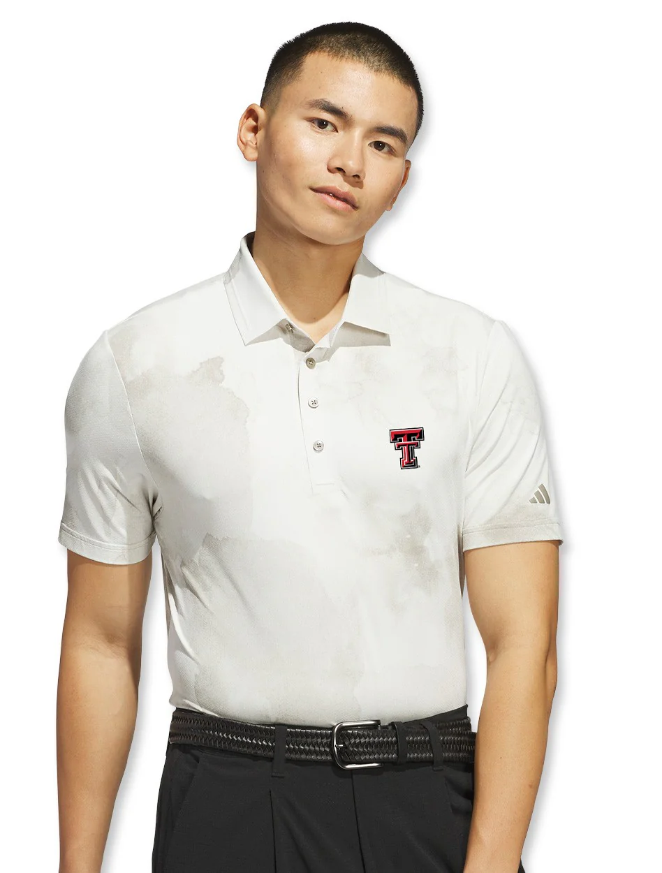 Adidas Golf Texas Tech "Approach" Tour Print Polo - Image 5