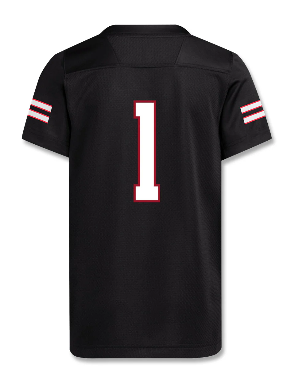 Adidas Texas Tech #1 Youth Replica Jersey - Image 4
