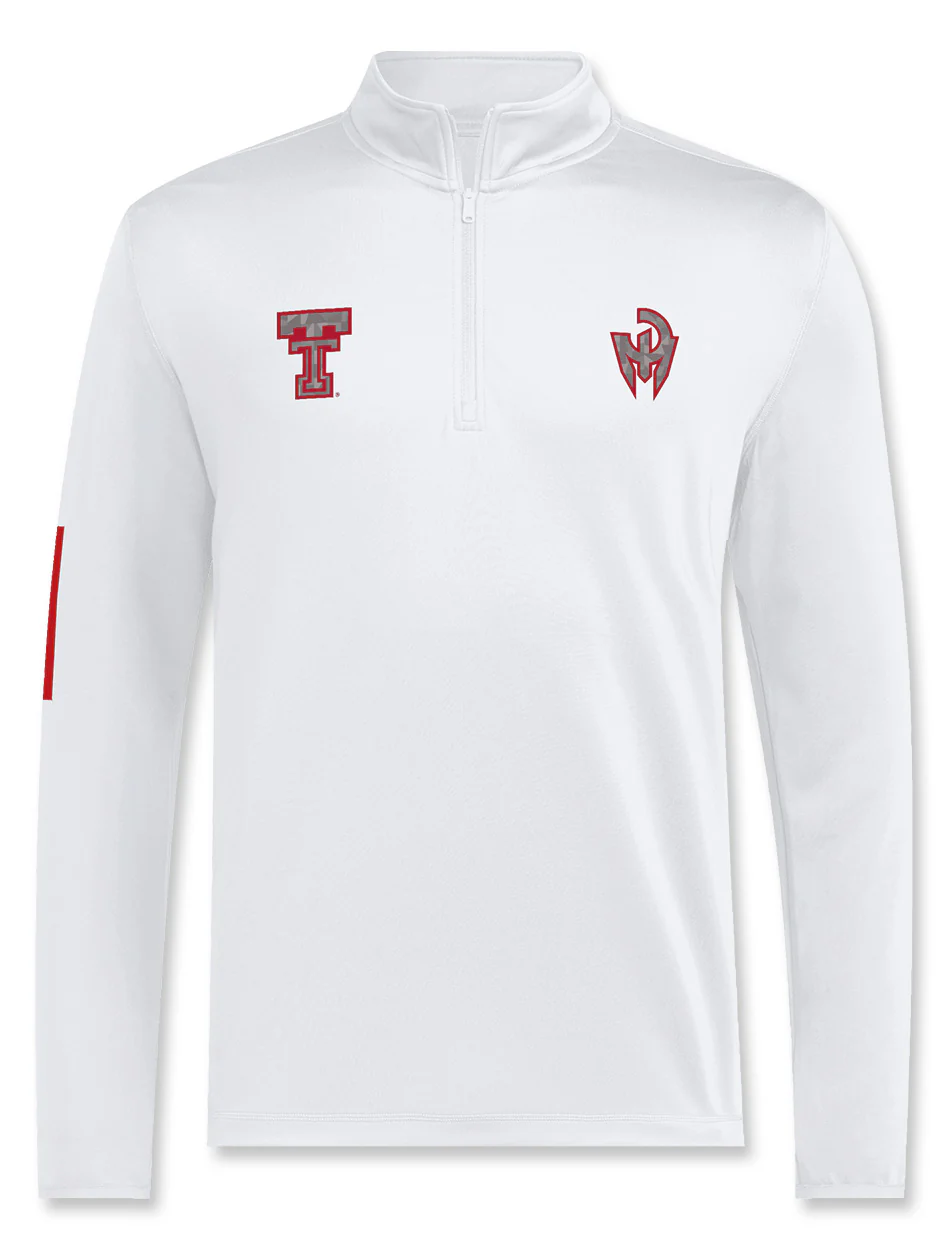 Adidas Texas Tech 2025 Mahomes "TOO COLD" Quarter Zip Jacket