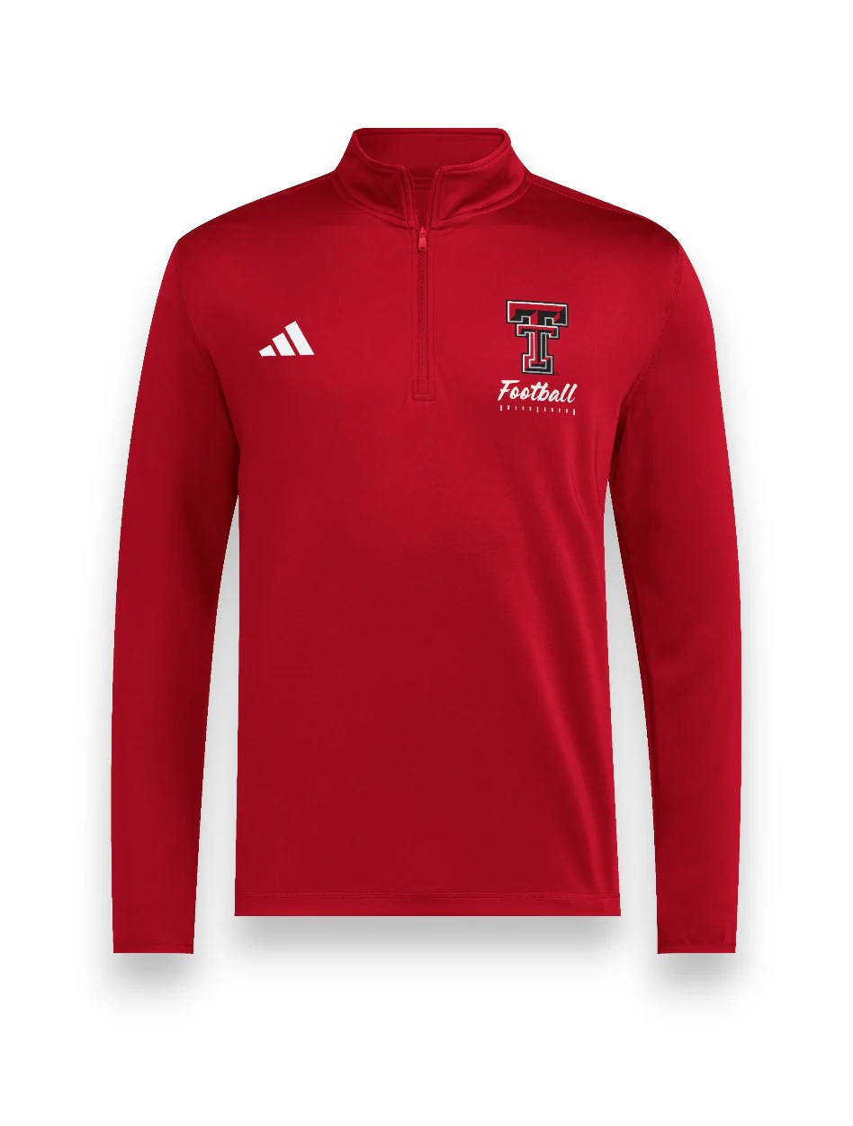Adidas Texas Tech "2026 Football" 1/4 Zip (mow-811)
