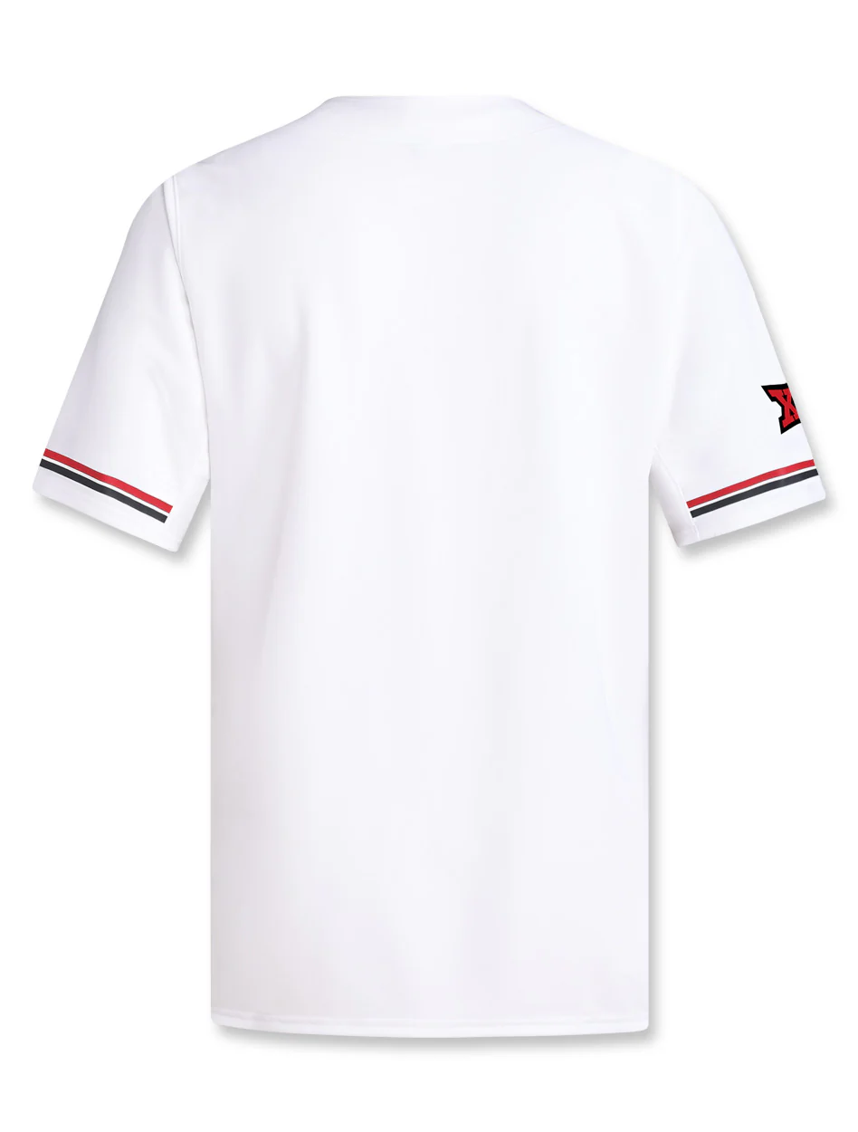 Adidas Texas Tech "Arch" Baseball Jersey - Image 2