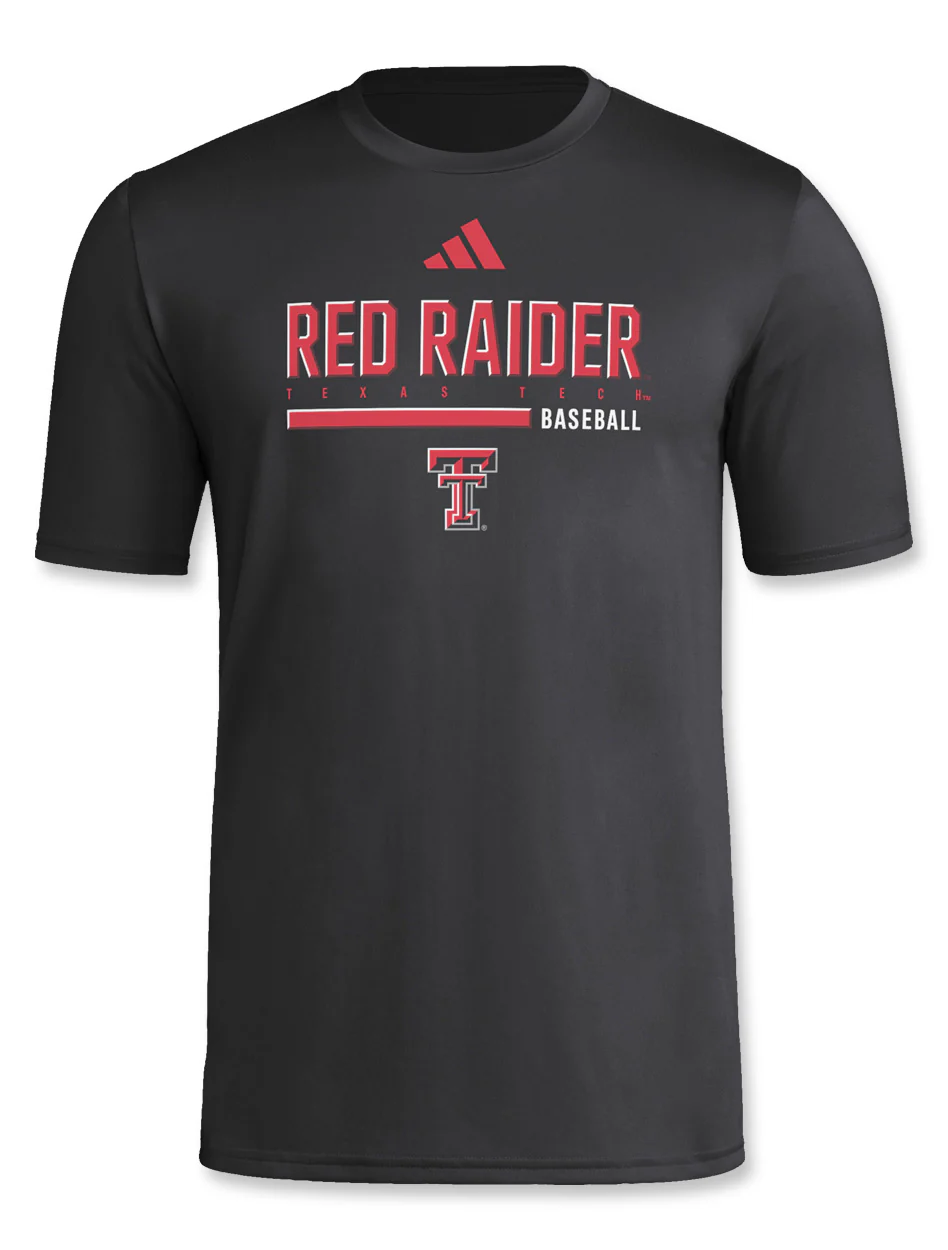 Adidas Texas Tech Baseball "OTF 2025" Short Sleeve T-Shirt