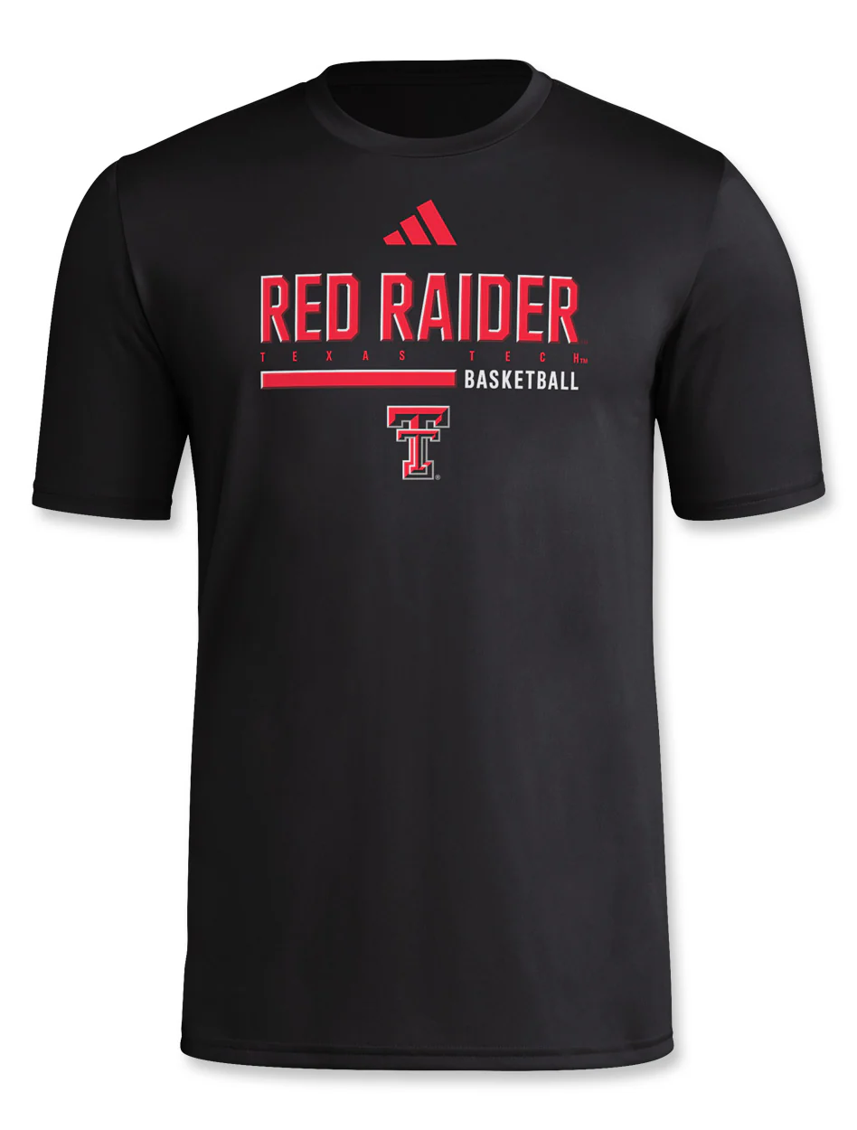 Adidas Texas Tech Basketball "OTF 2025" Short Sleeve T-Shirt (mts1527)