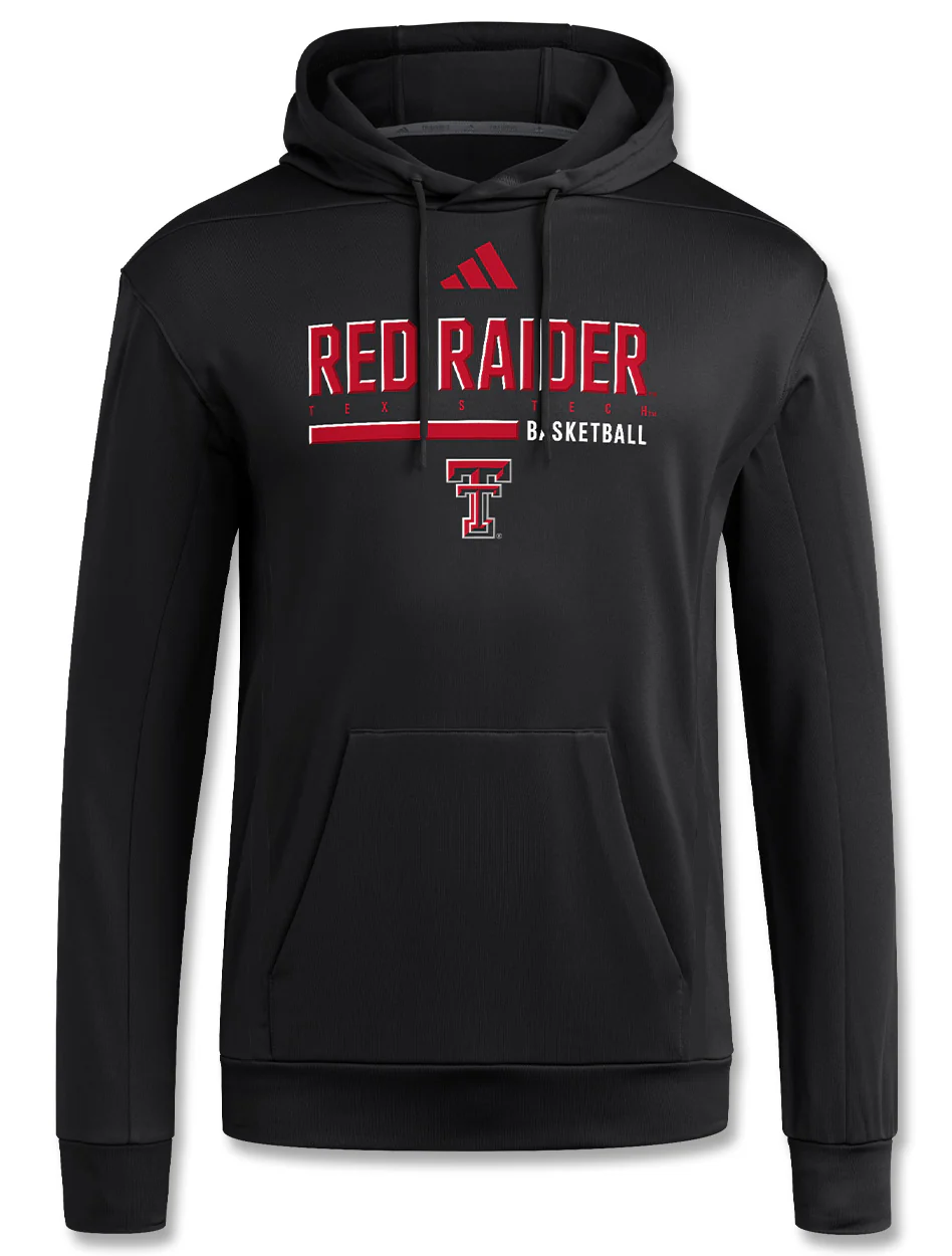 Adidas Texas Tech Basketball Sideline Logo Hood