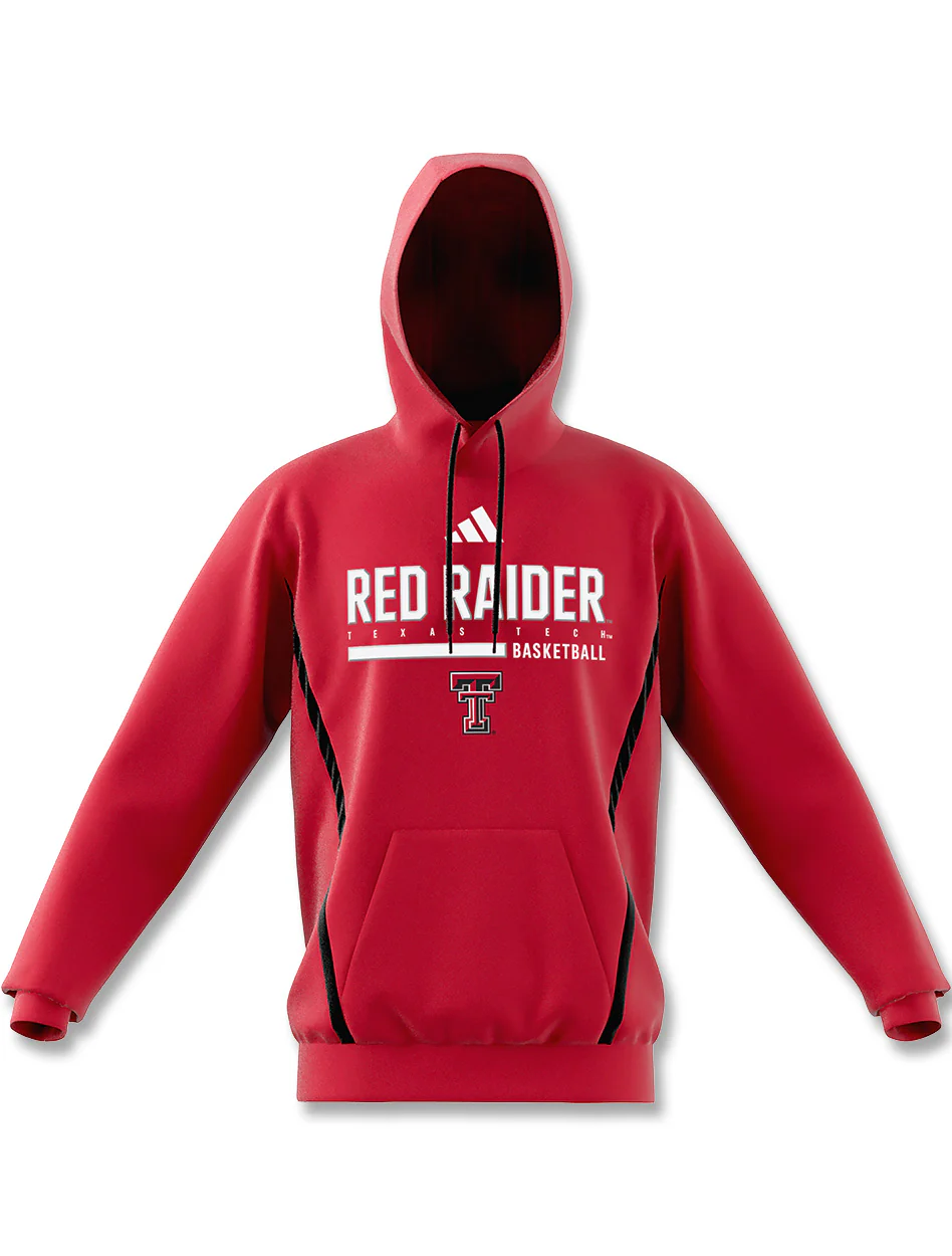 Adidas Texas Tech Basketball Sideline Logo Hood - Image 2