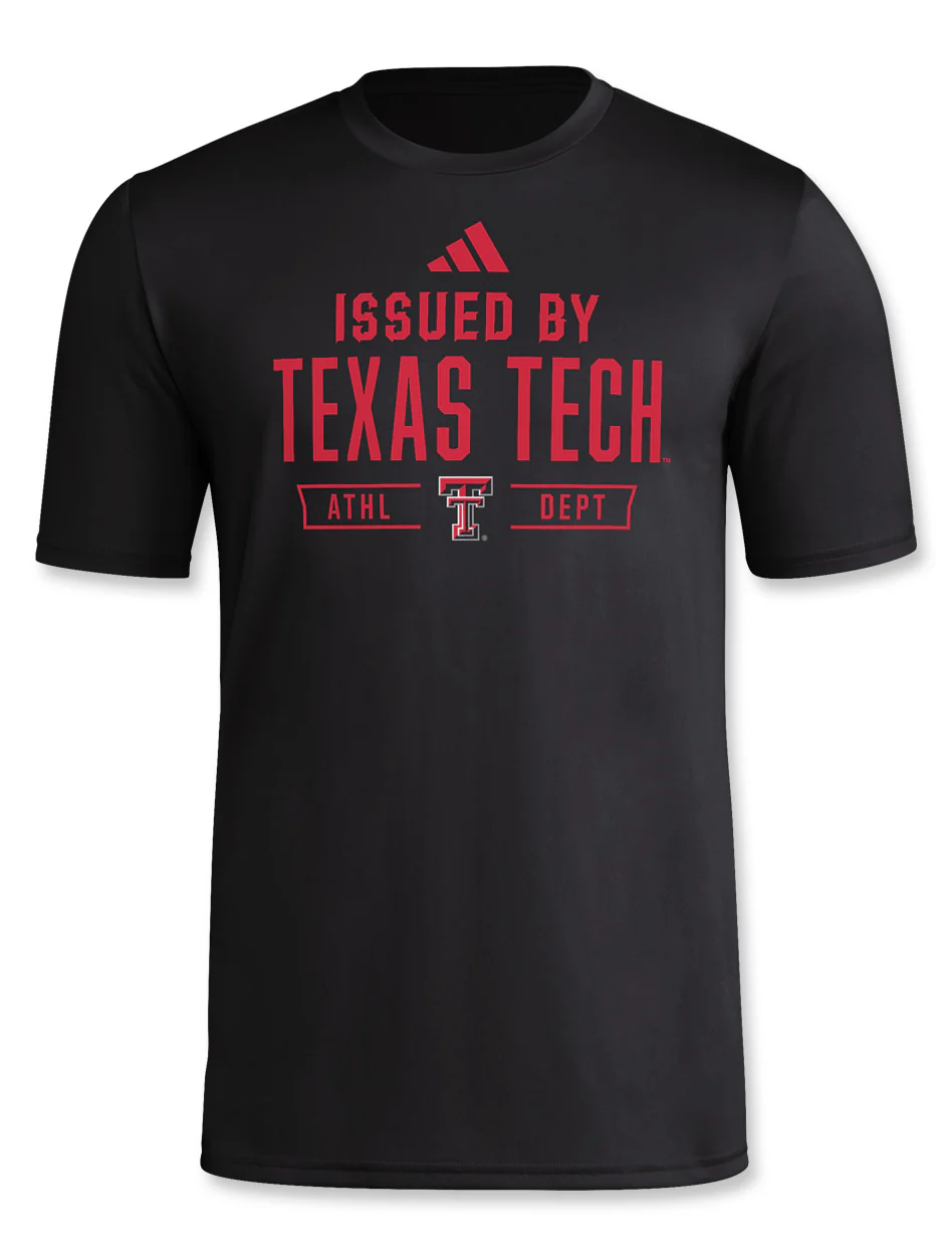 Adidas Texas Tech Fall 2025 "Team Issued" Short Sleeve T-Shirt - Image 3