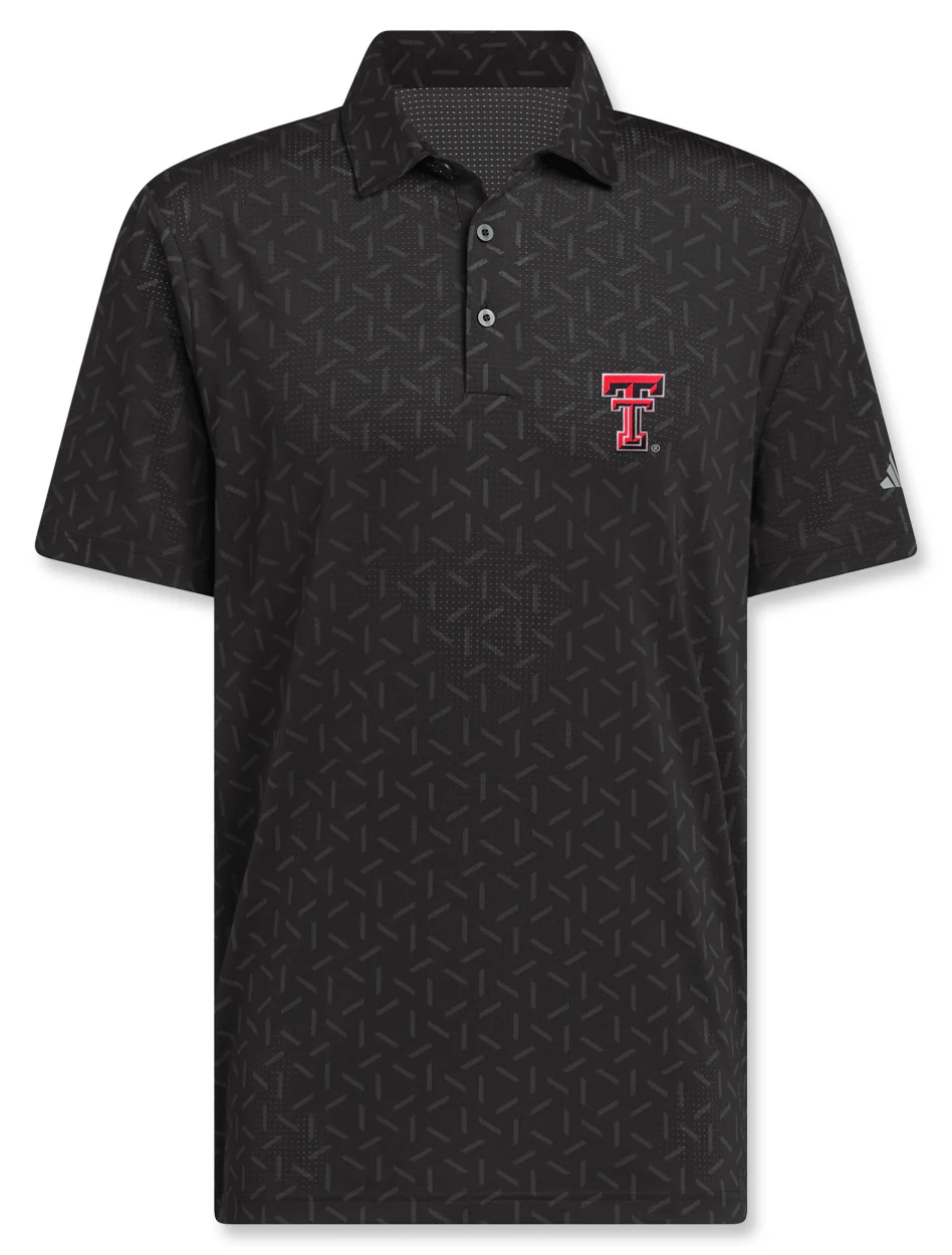 Adidas Texas Tech Golf "Balboa" Mesh Clima-cool Polo