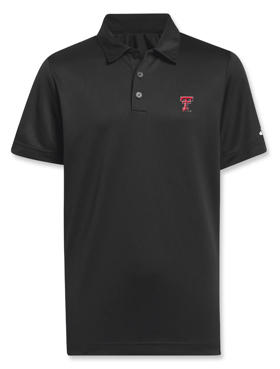 Adidas Texas Tech Golf Boys Performance Polo