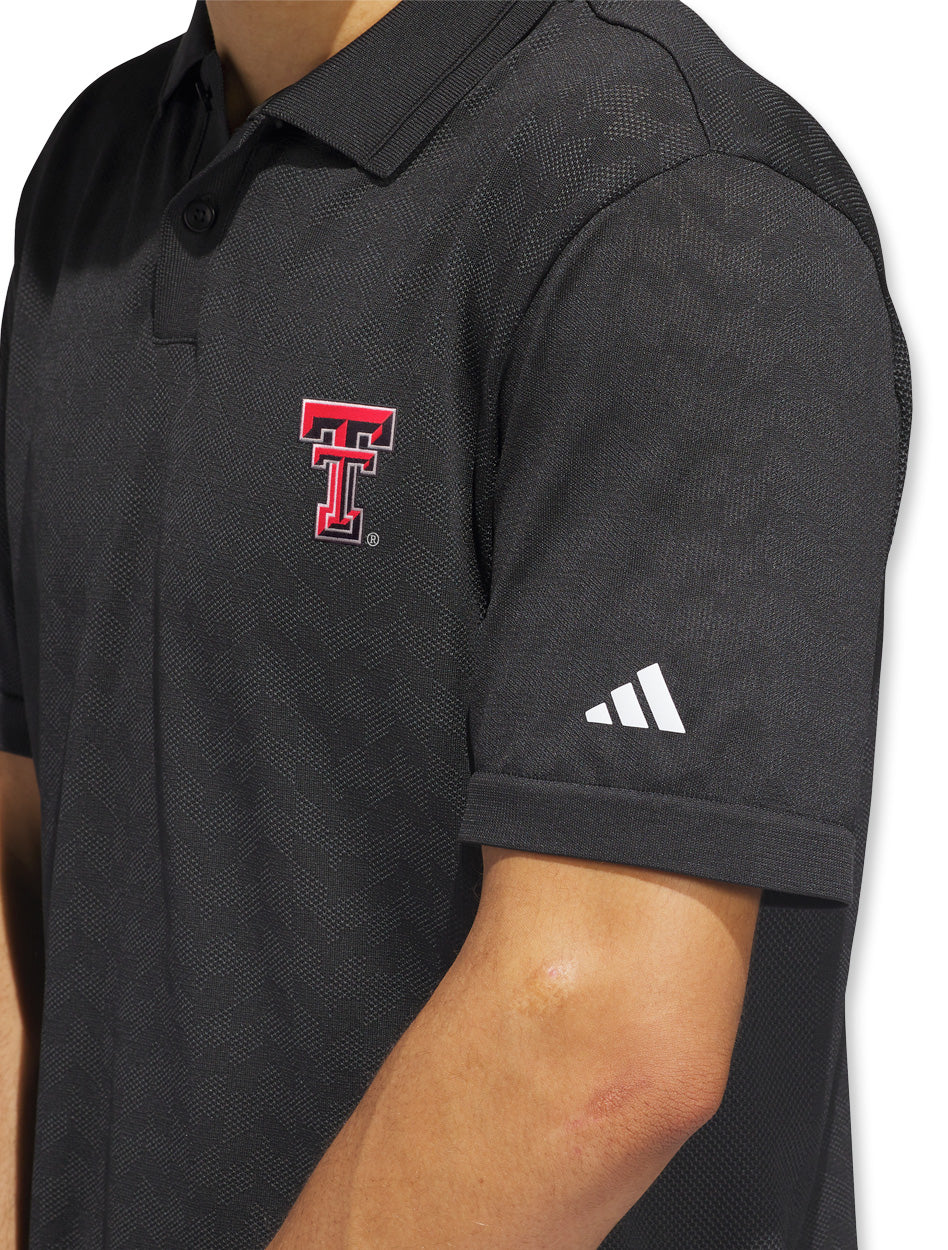 Adidas Texas Tech Golf "Driver" Tour Seamless Polo - Image 2