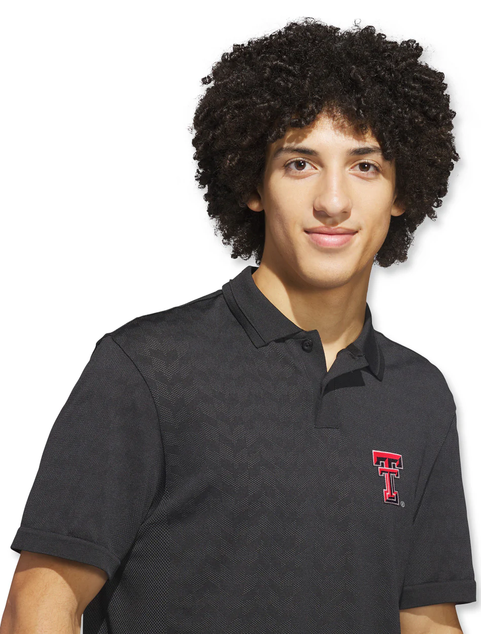 Adidas Texas Tech Golf "Driver" Tour Seamless Polo - Image 3