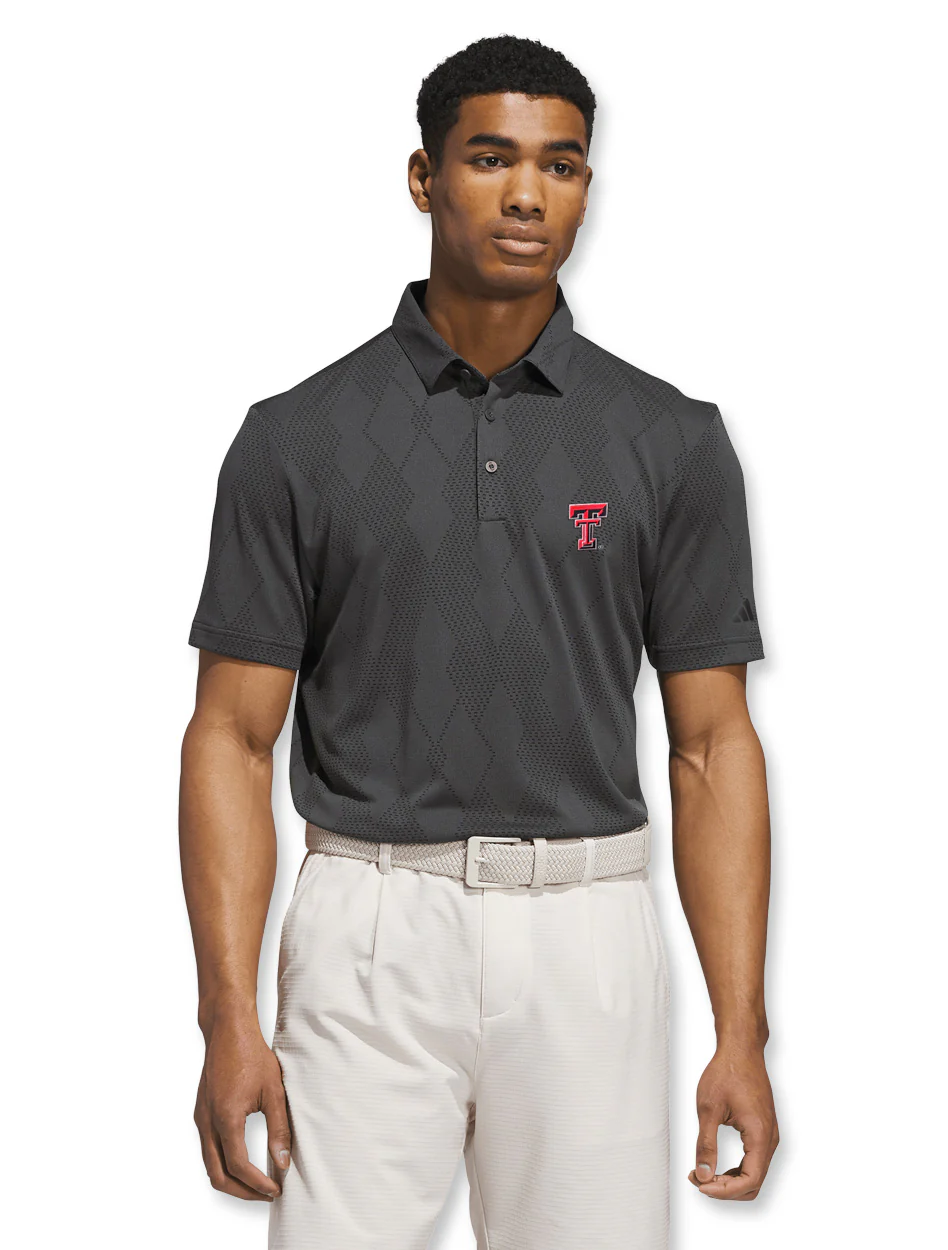 Adidas Texas Tech Golf "Sandtrap Cool" Ultimate Textured Polo - Image 2