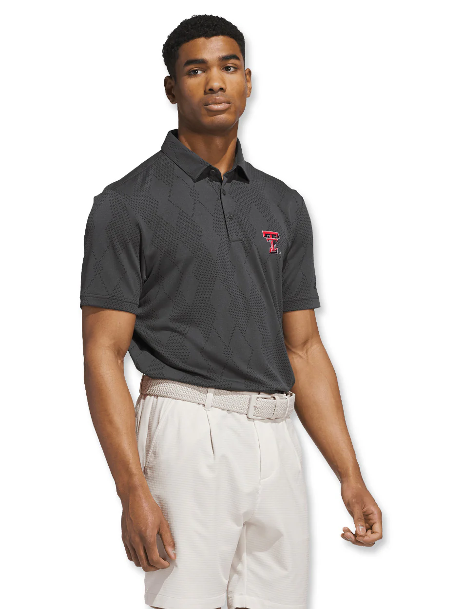 Adidas Texas Tech Golf "Sandtrap Cool" Ultimate Textured Polo - Image 3