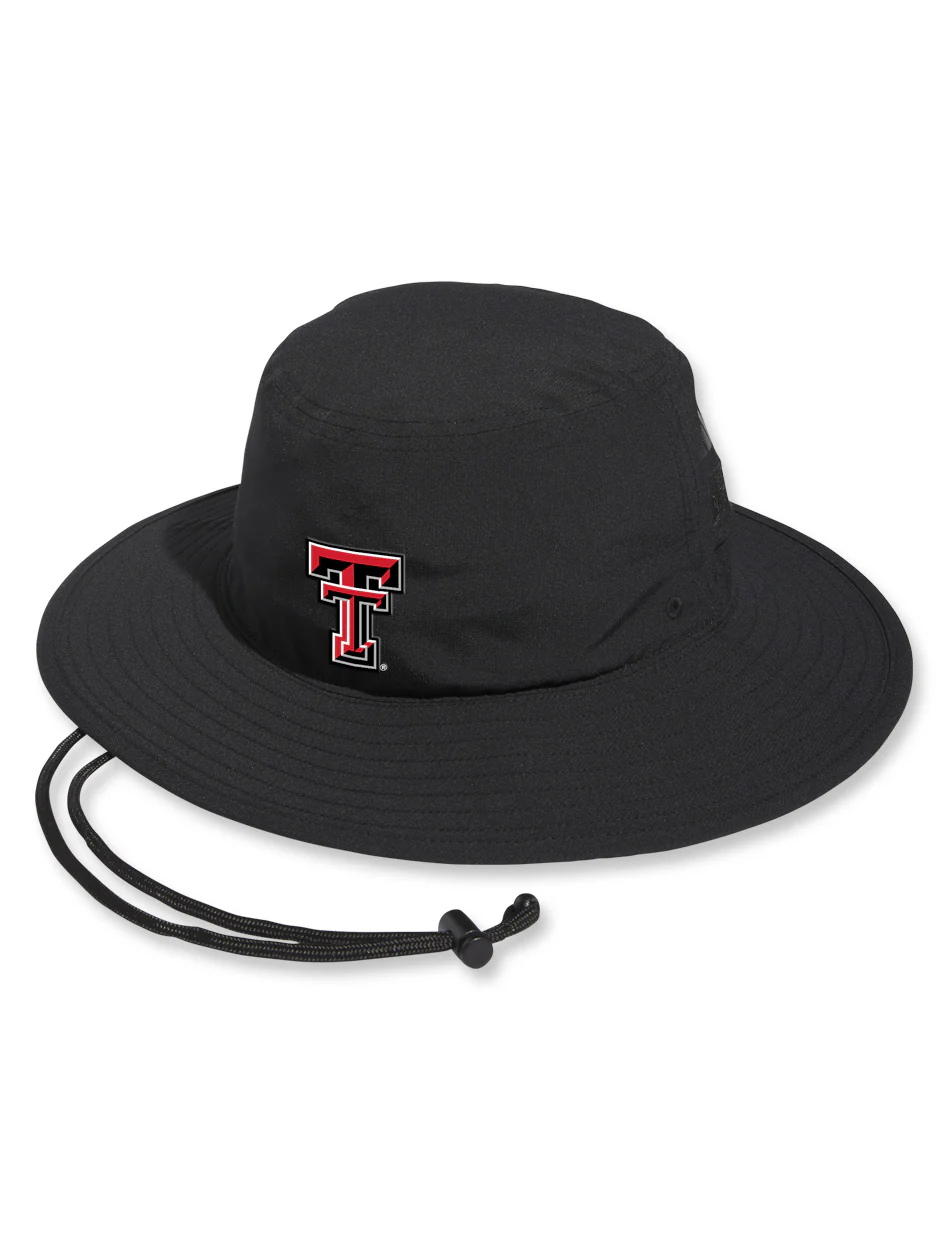 Adidas Texas Tech Golf Wide Brim Bucket Hat