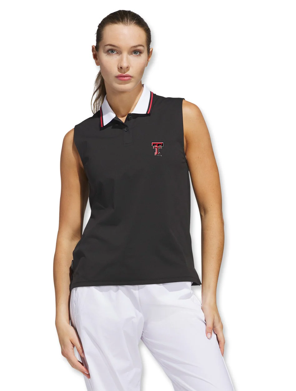 Adidas Texas Tech Golf Women's "Condor" BTC Twist Sleeveless Polo