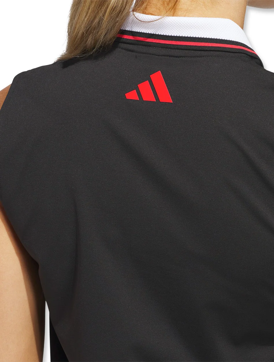 Adidas Texas Tech Golf Women's "Condor" BTC Twist Sleeveless Polo - Image 3