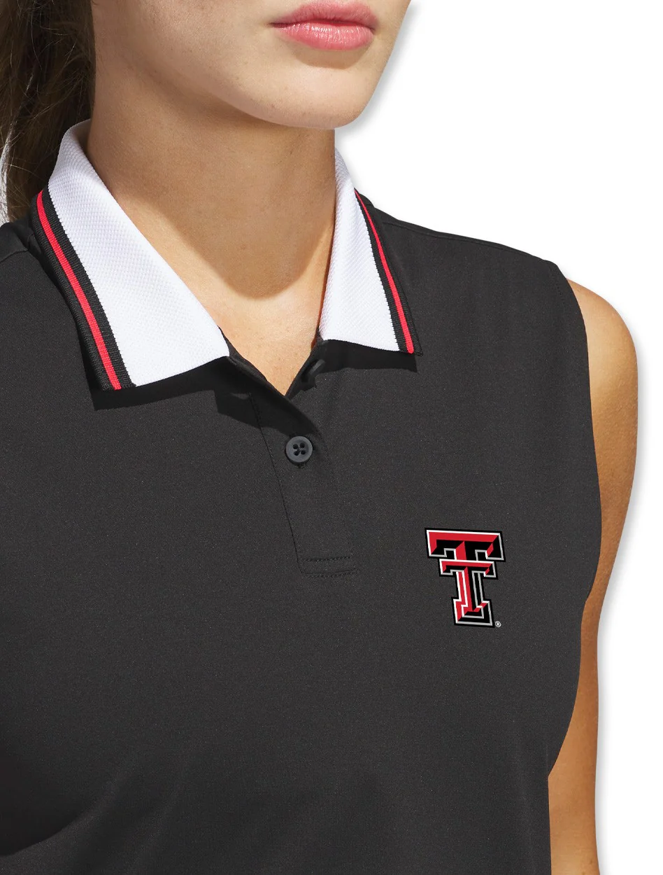 Adidas Texas Tech Golf Women's "Condor" BTC Twist Sleeveless Polo - Image 4