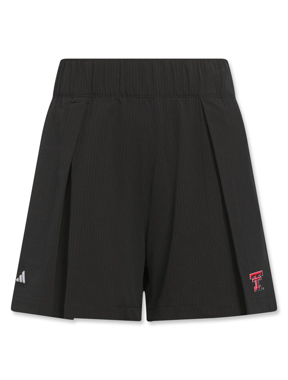 Adidas Texas Tech Golf Women's Go-To Pleated Shorts - Image 3