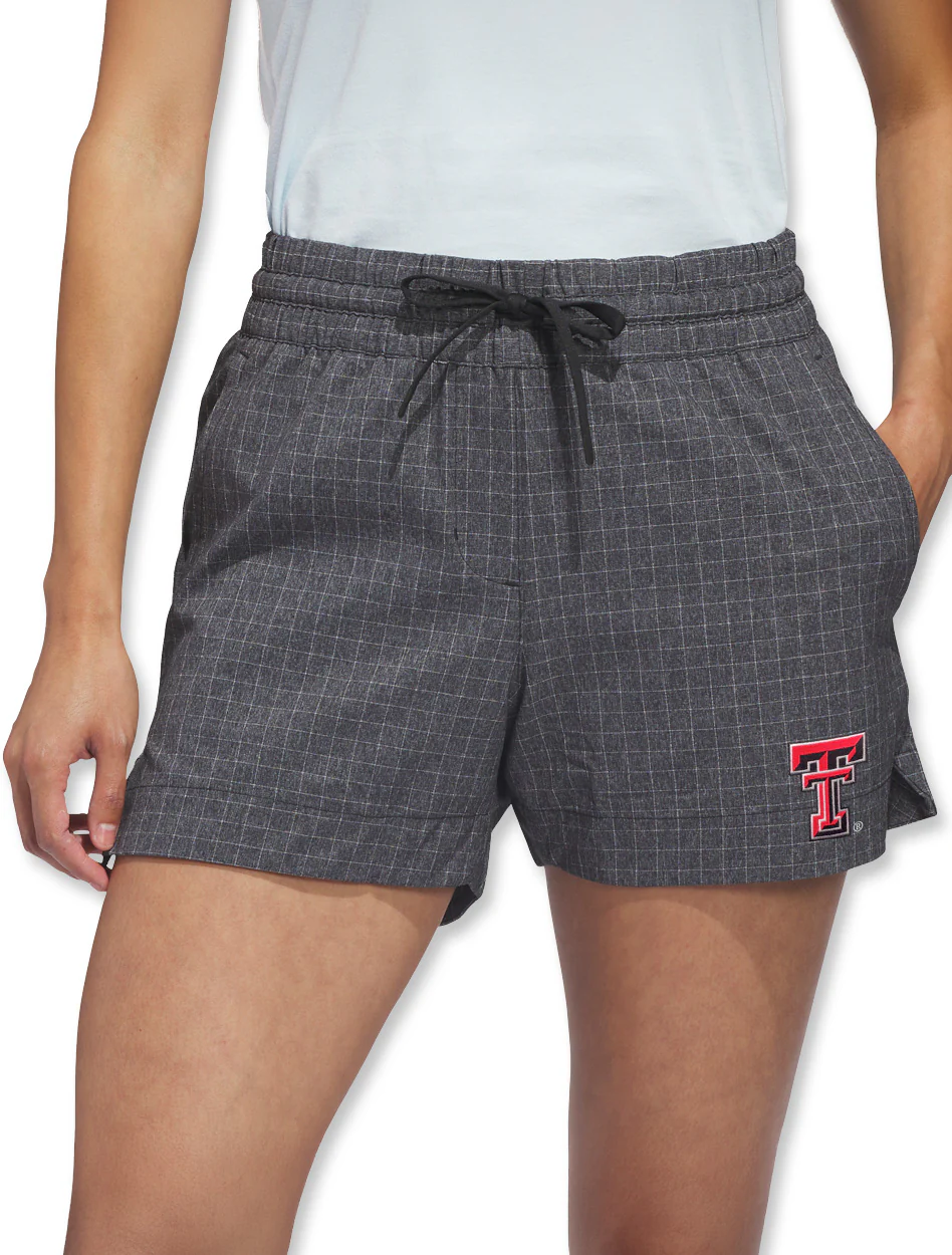 Adidas Texas Tech Golf Women's "Grid" Shorts - Image 2