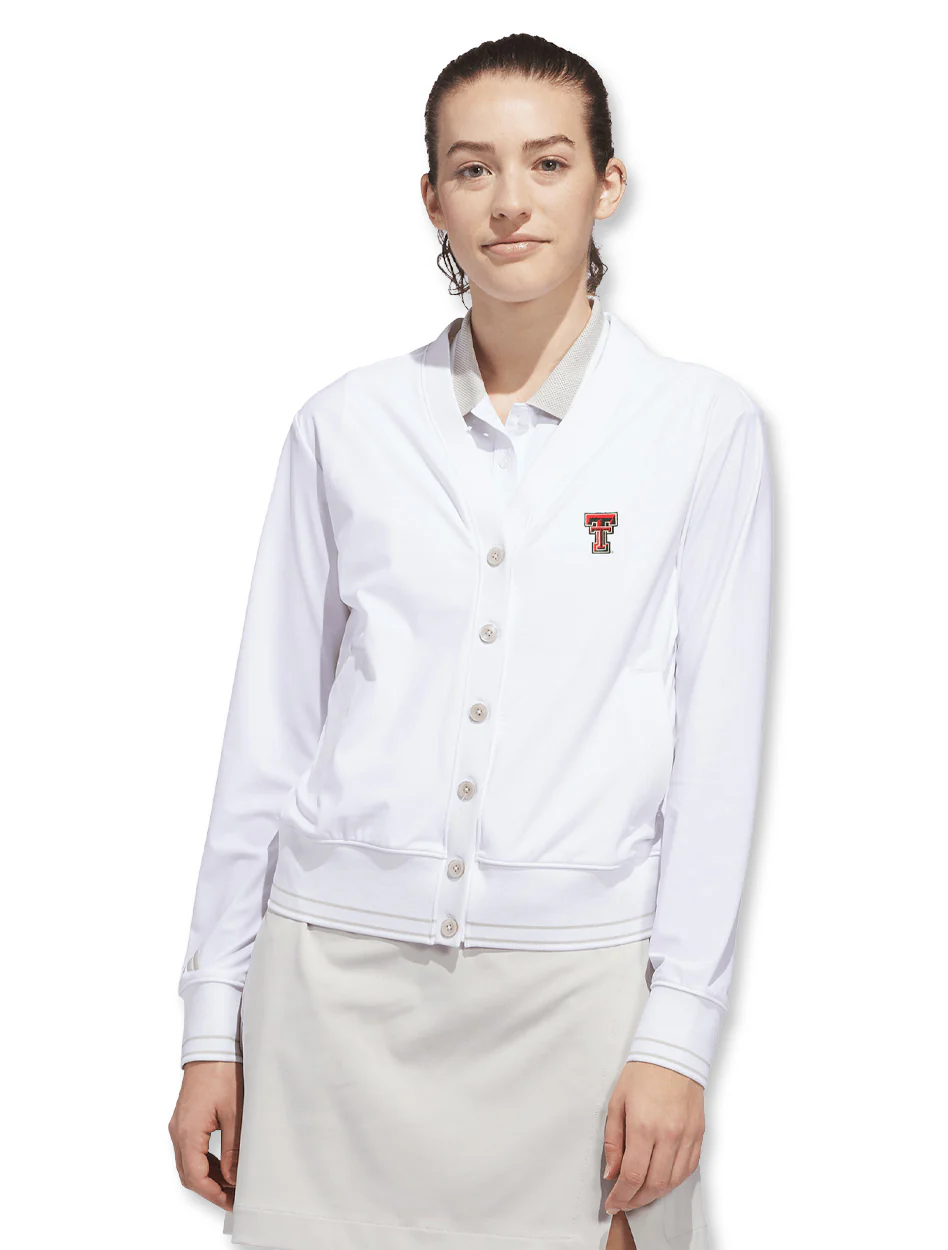 Adidas Texas Tech Golf Women's "Swing Tempo" Ultimate Cardigan (wow-659) - Image 4