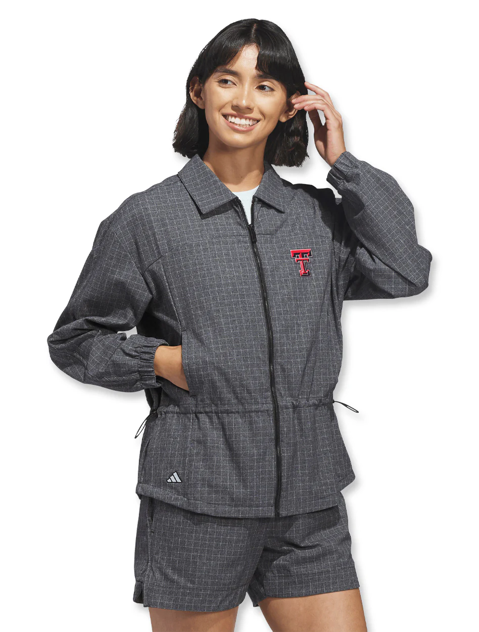Adidas Texas Tech Golf Women's Ultimate Preplum Grid Jacket