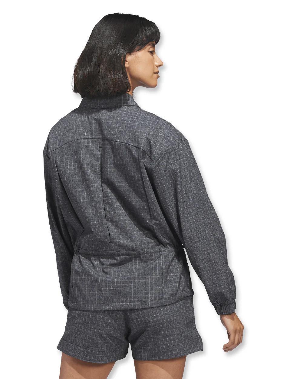 Adidas Texas Tech Golf Women's Ultimate Preplum Grid Jacket - Image 2