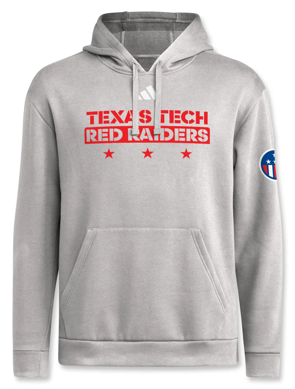 Adidas Texas Tech "Honor and Support" 2024 Fleece Hood