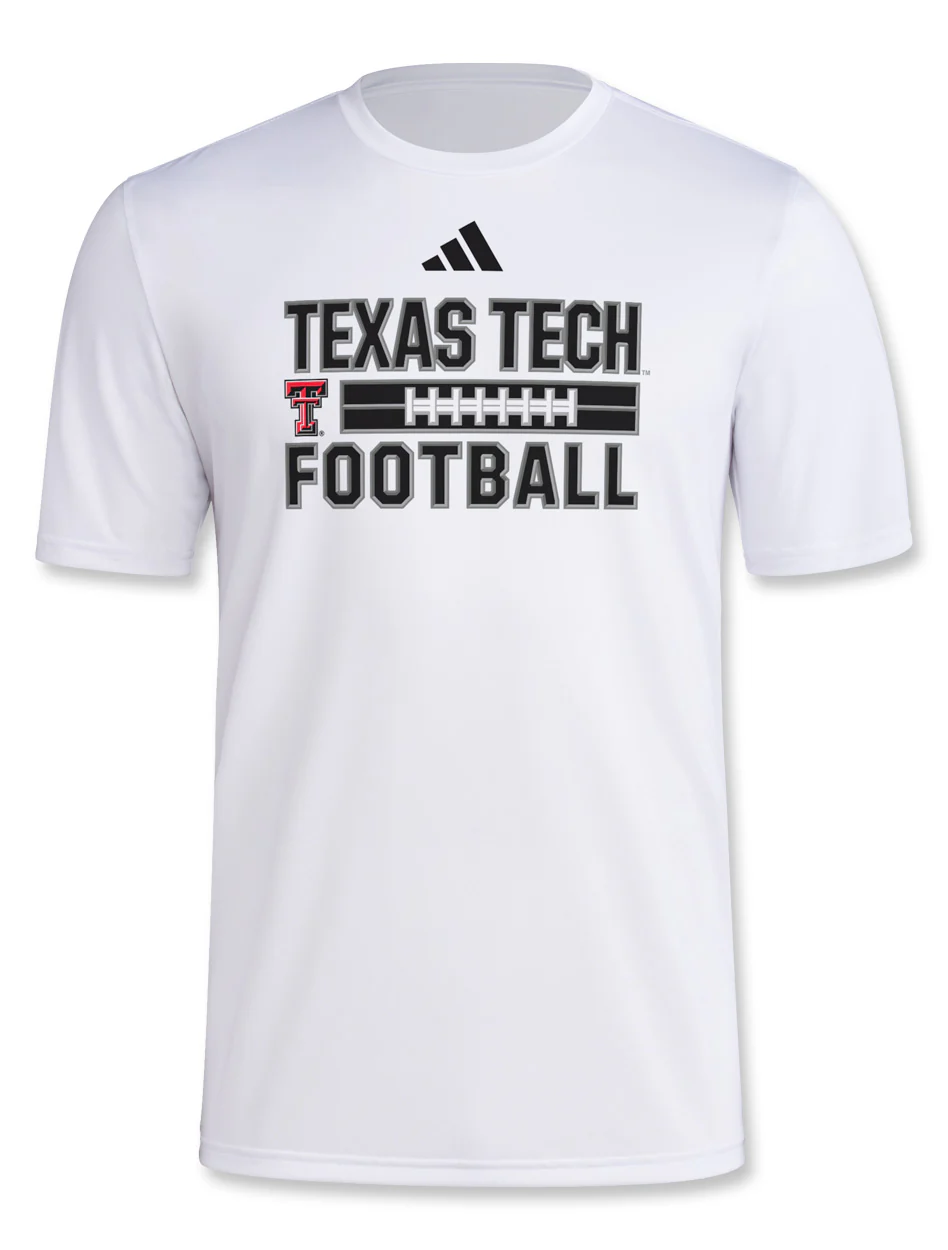 Adidas Texas Tech "Laces Out" Short Sleeve T-Shirt