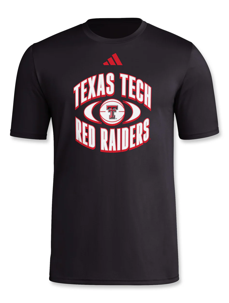 Adidas Texas Tech "Locker On-Court Orbit" 2024 T-Shirt (mts1394)