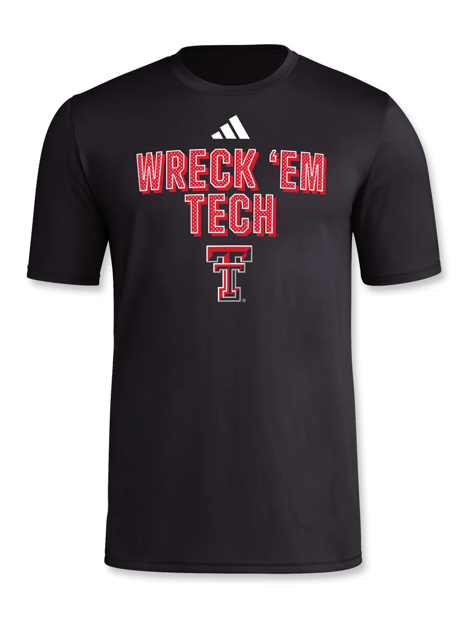 Adidas Texas Tech "Locker Our Slogan" 2024 T-Shirt