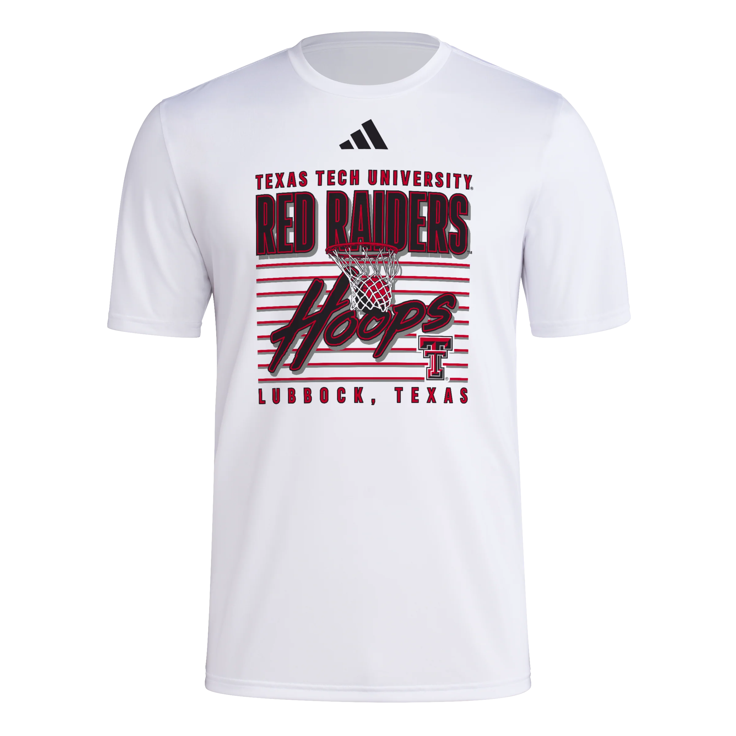Adidas Texas Tech "Locker Swish" 2024 Short Sleeve T-Shirt - Image 3