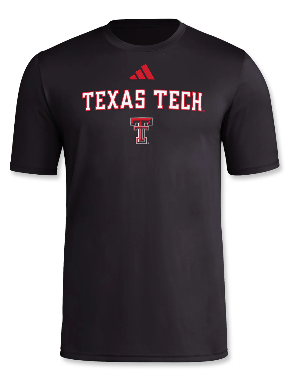 Adidas Texas Tech "Locker Wordmark" 2024 Short Sleeve T-Shirt - Image 3