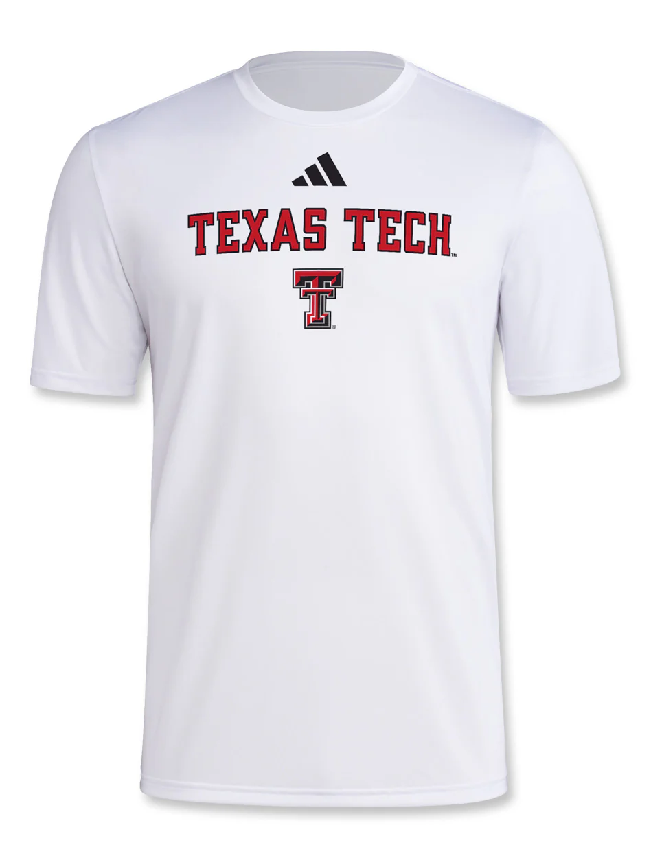 Adidas Texas Tech "Locker Wordmark" 2024 Short Sleeve T-Shirt - Image 5
