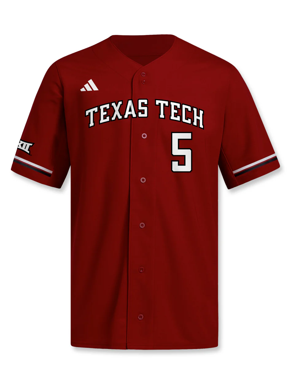 Adidas Texas Tech "Mahomes" Baseball Jersey