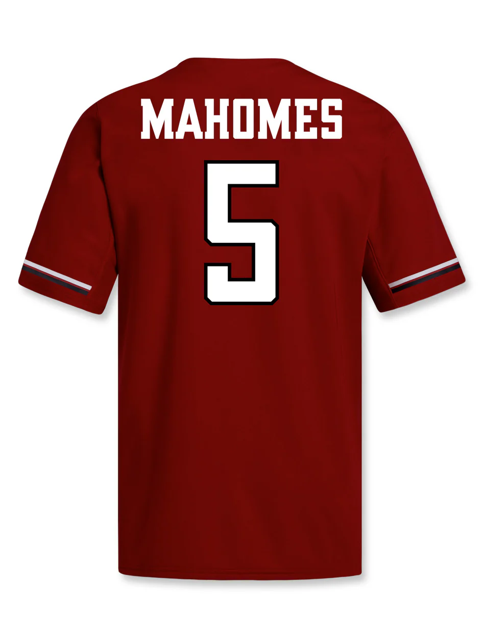 Adidas Texas Tech "Mahomes" Baseball Jersey - Image 2