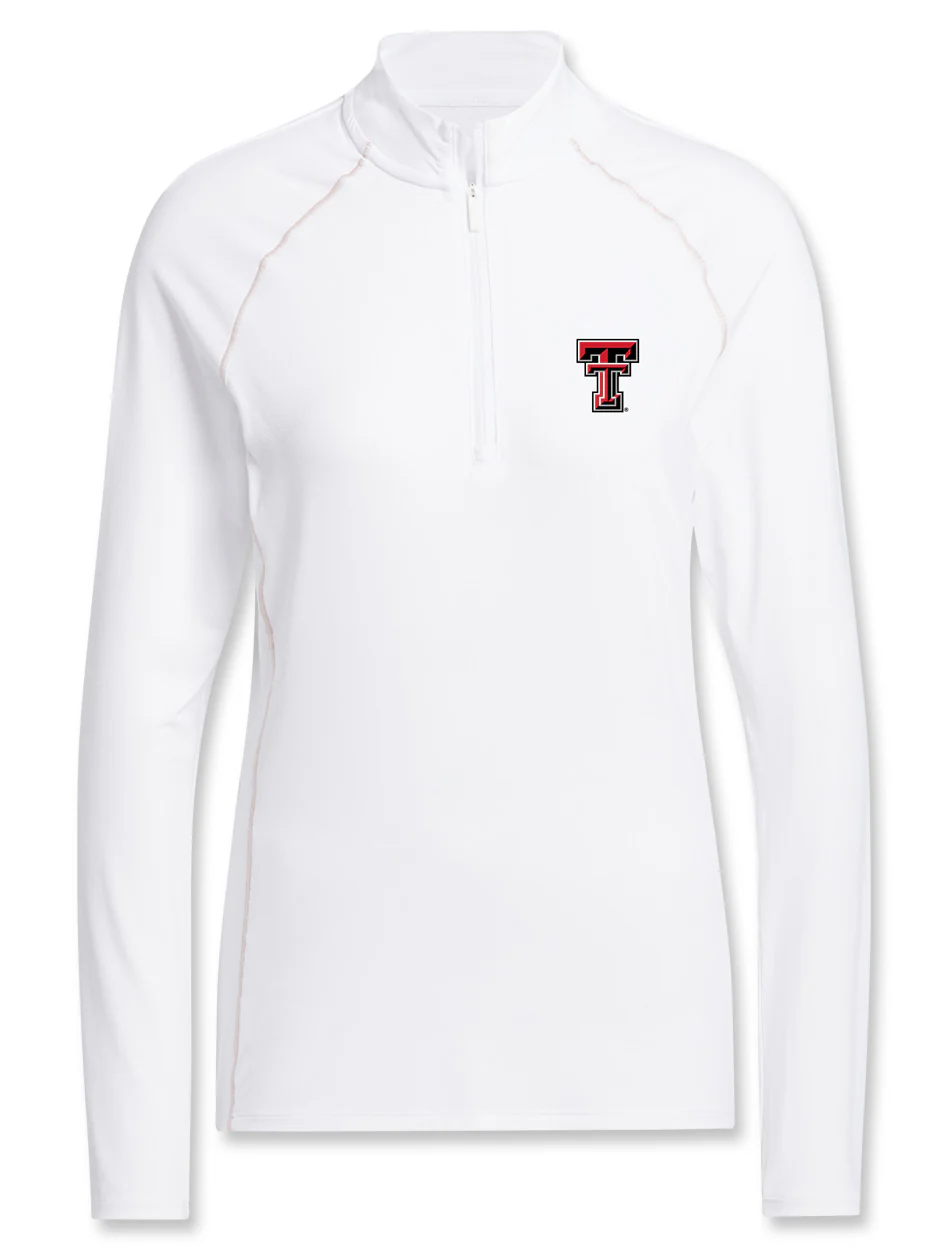 Adidas Texas Tech "Match Play" Women's Ultimate Solid Quarter Zip