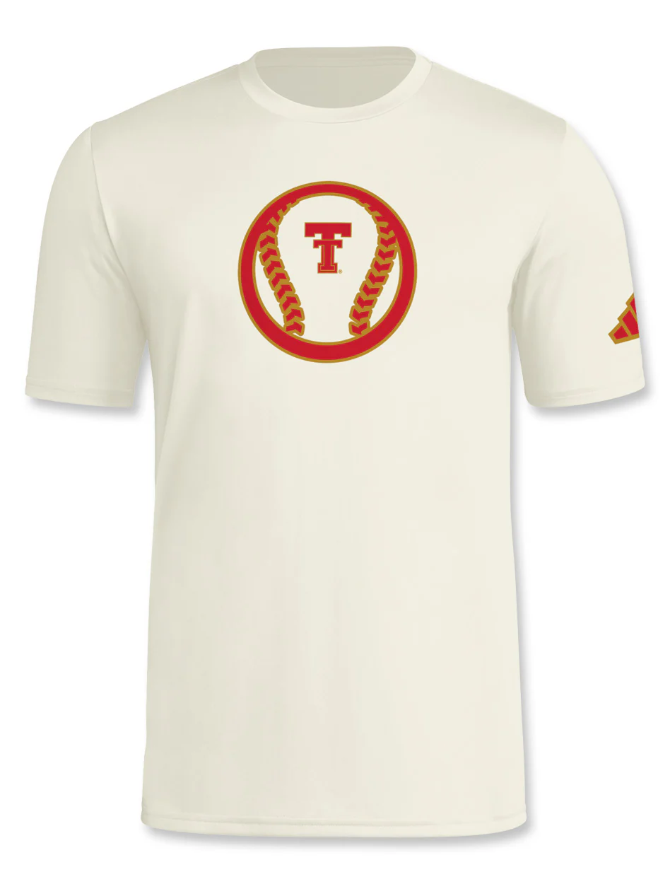 Adidas Texas Tech Pregame "Baseball Icon" Short Sleeve T-Shirt