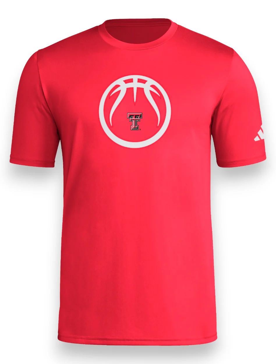Adidas Texas Tech Sideline 2025 Basketball Silhouette (mts1585)