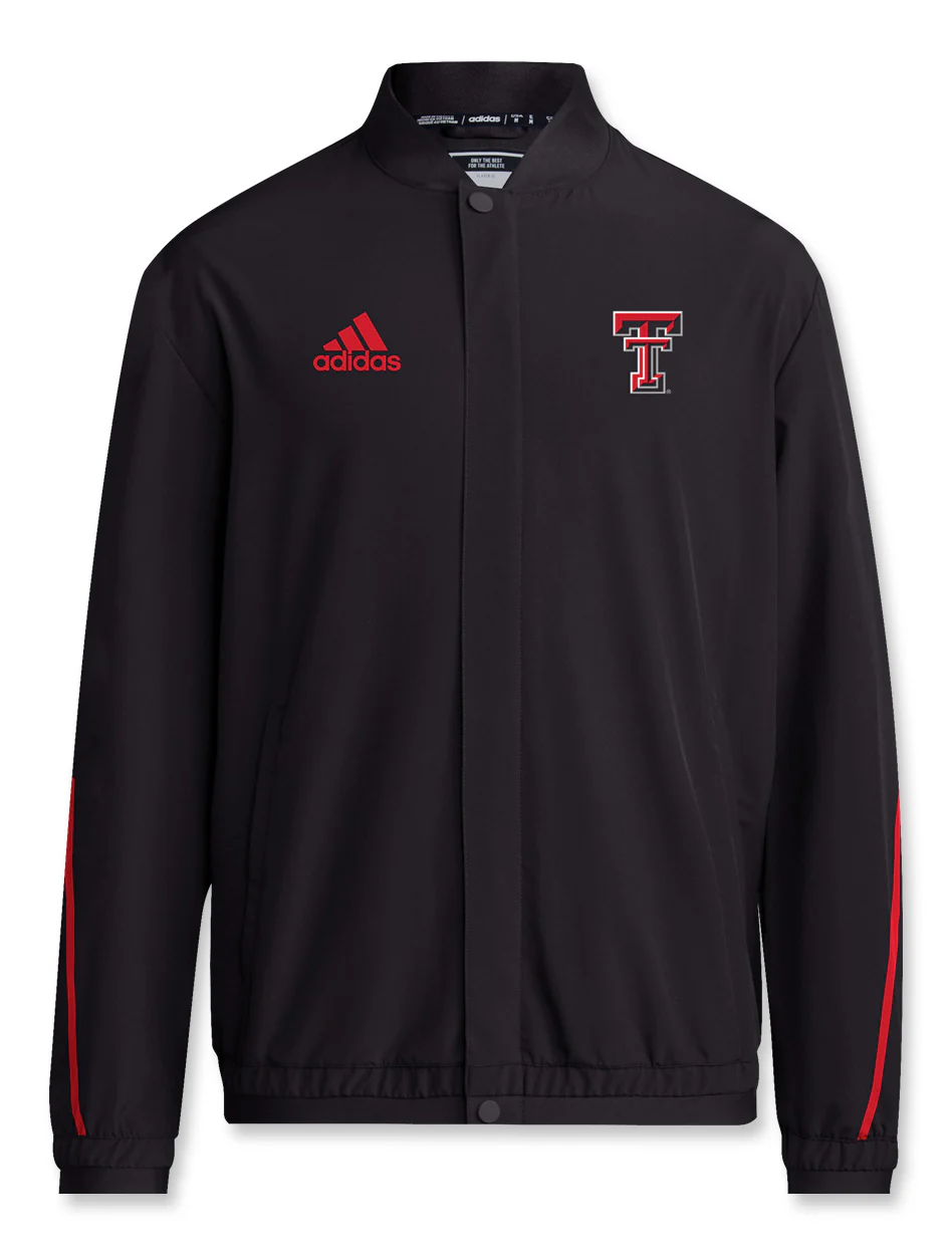 Adidas Texas Tech "Sideline Athletic" 2024 Full Zip Woven Jacket - Image 3