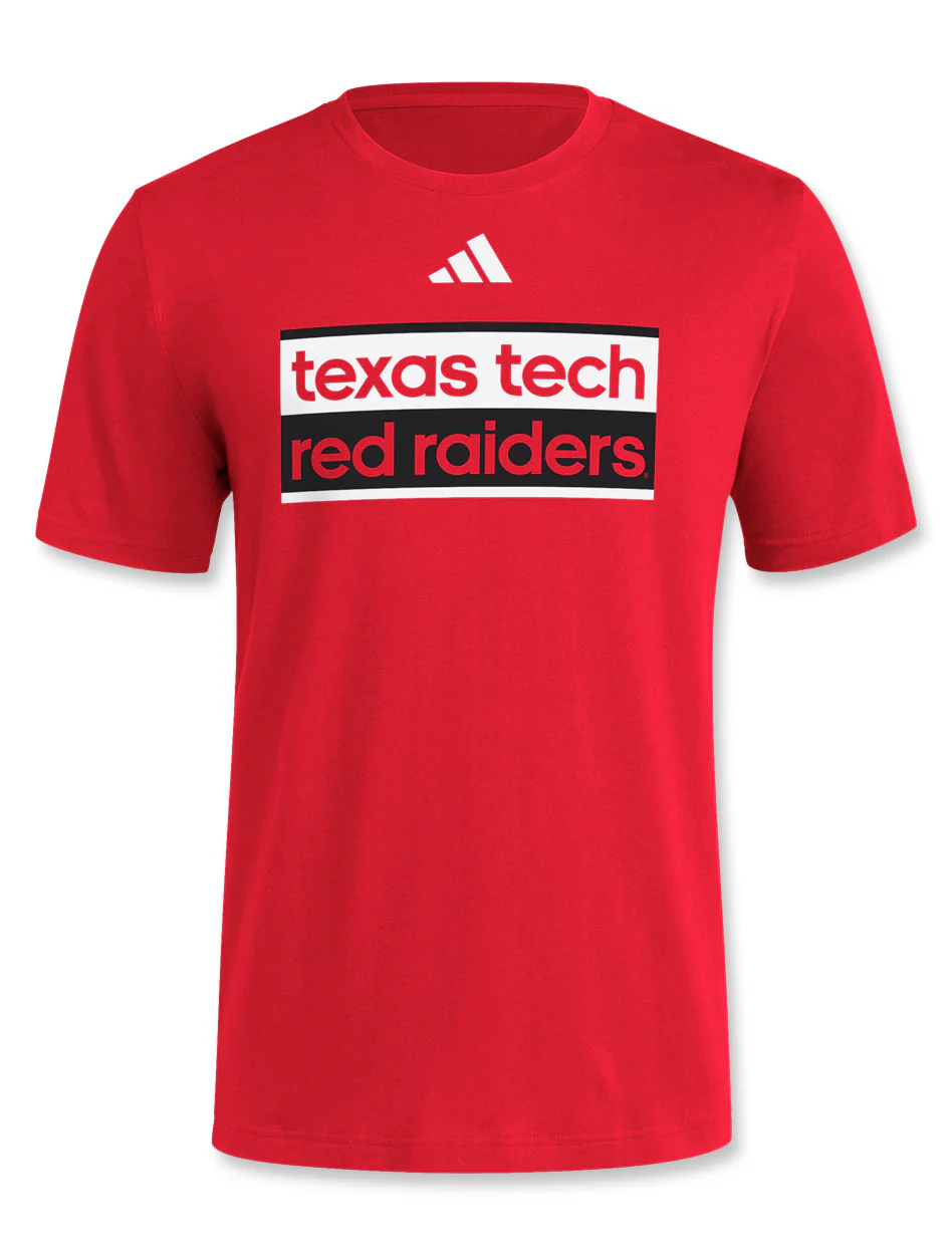 Adidas Texas Tech "Street Sign" Short Sleeve T-Shirt