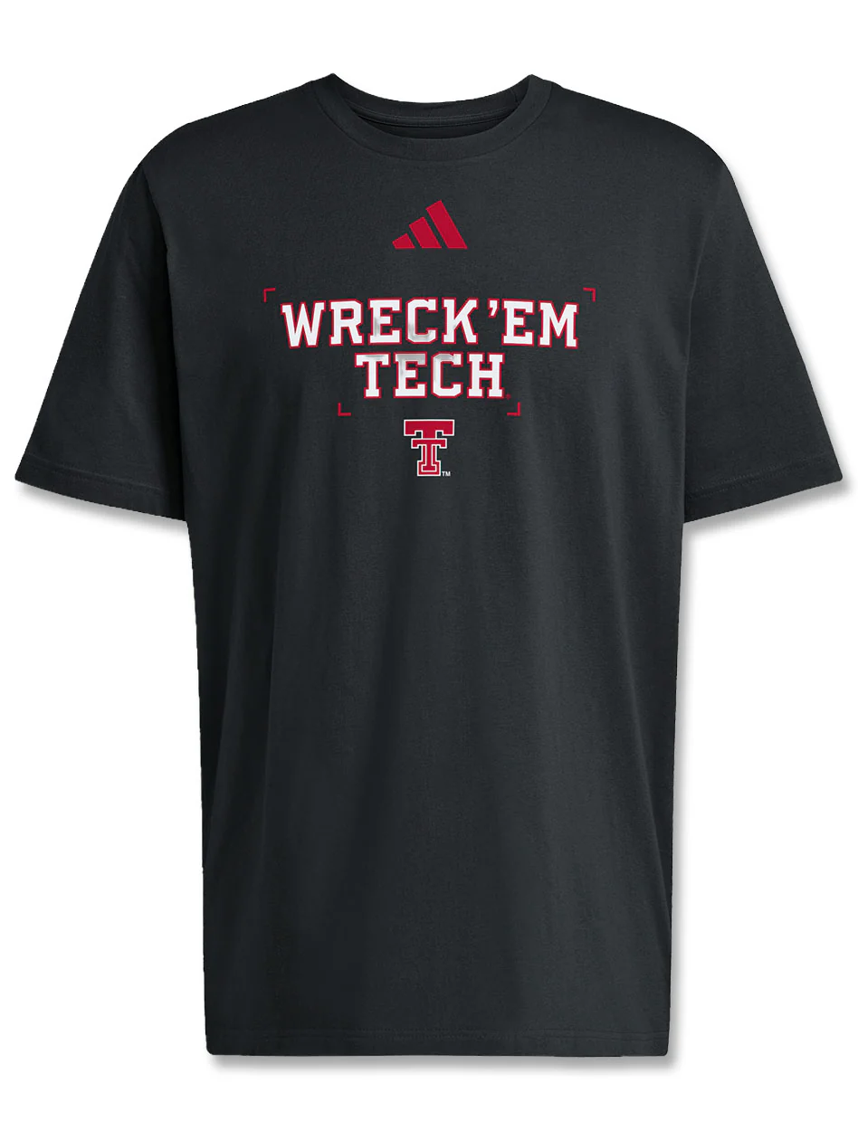 Adidas Texas Tech "Wreck Em Tech" Short Sleeve T-Shirt (mts1633)