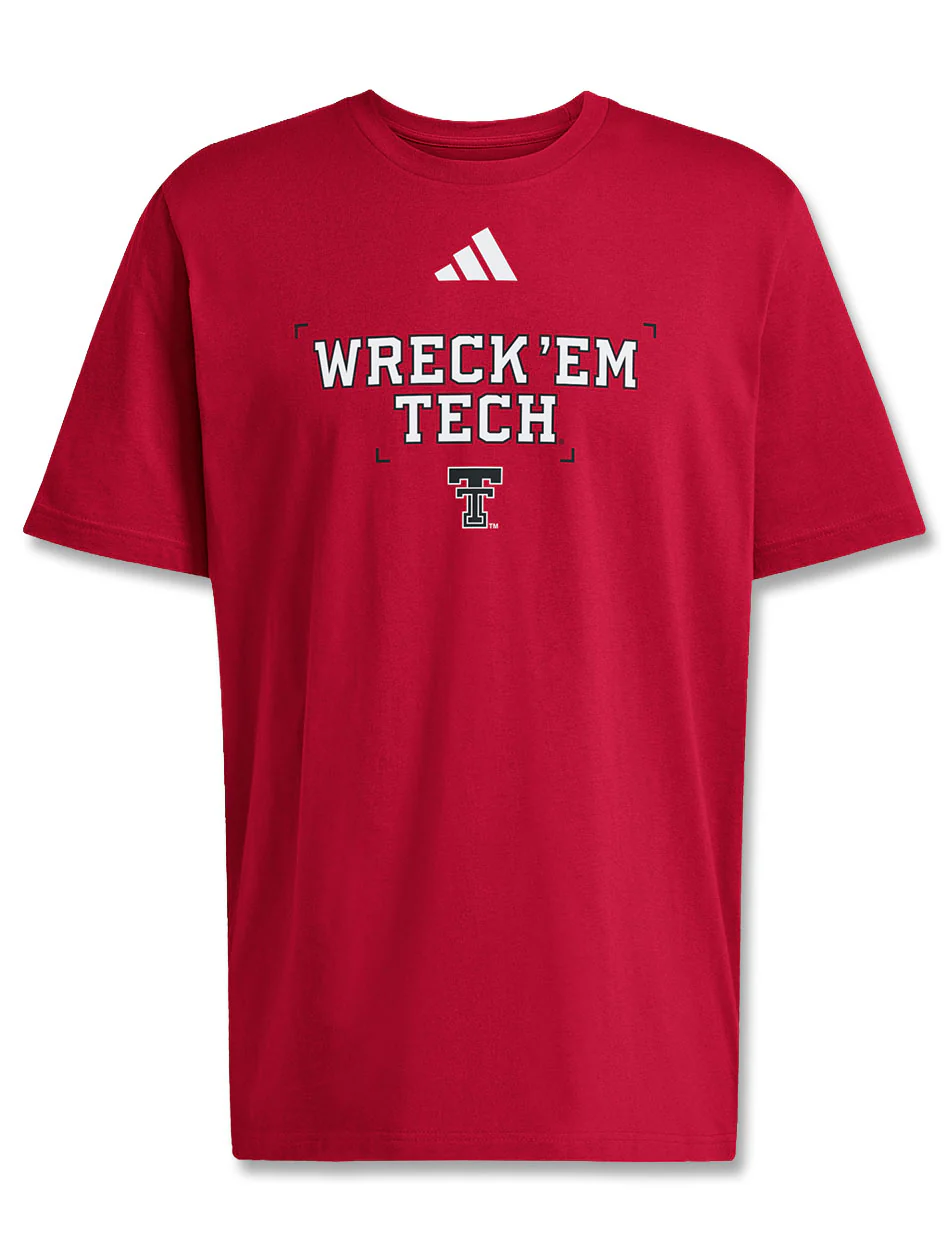 Adidas Texas Tech "Wreck Em Tech" Short Sleeve T-Shirt (mts1633) - Image 3