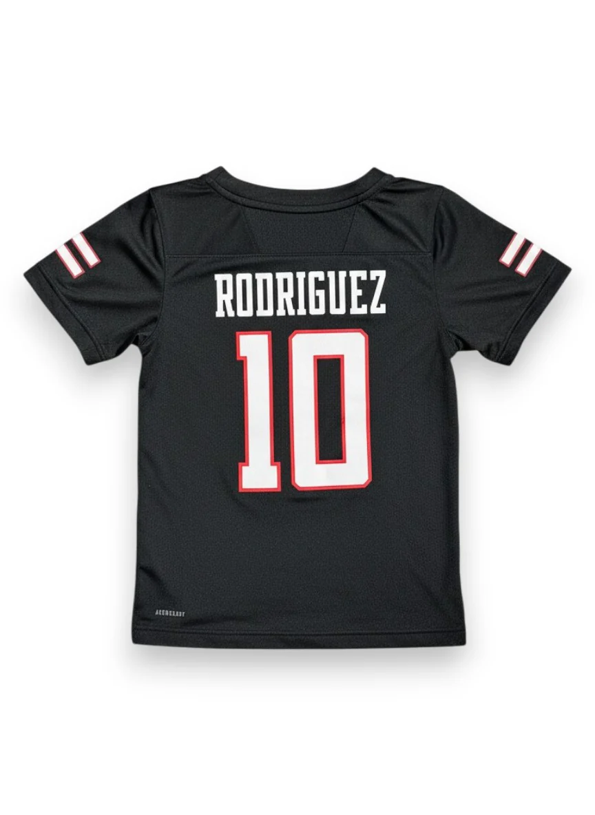 Adidas Texas Tech YOUTH NIL "Jacob Rodriguez" Black Football Jersey