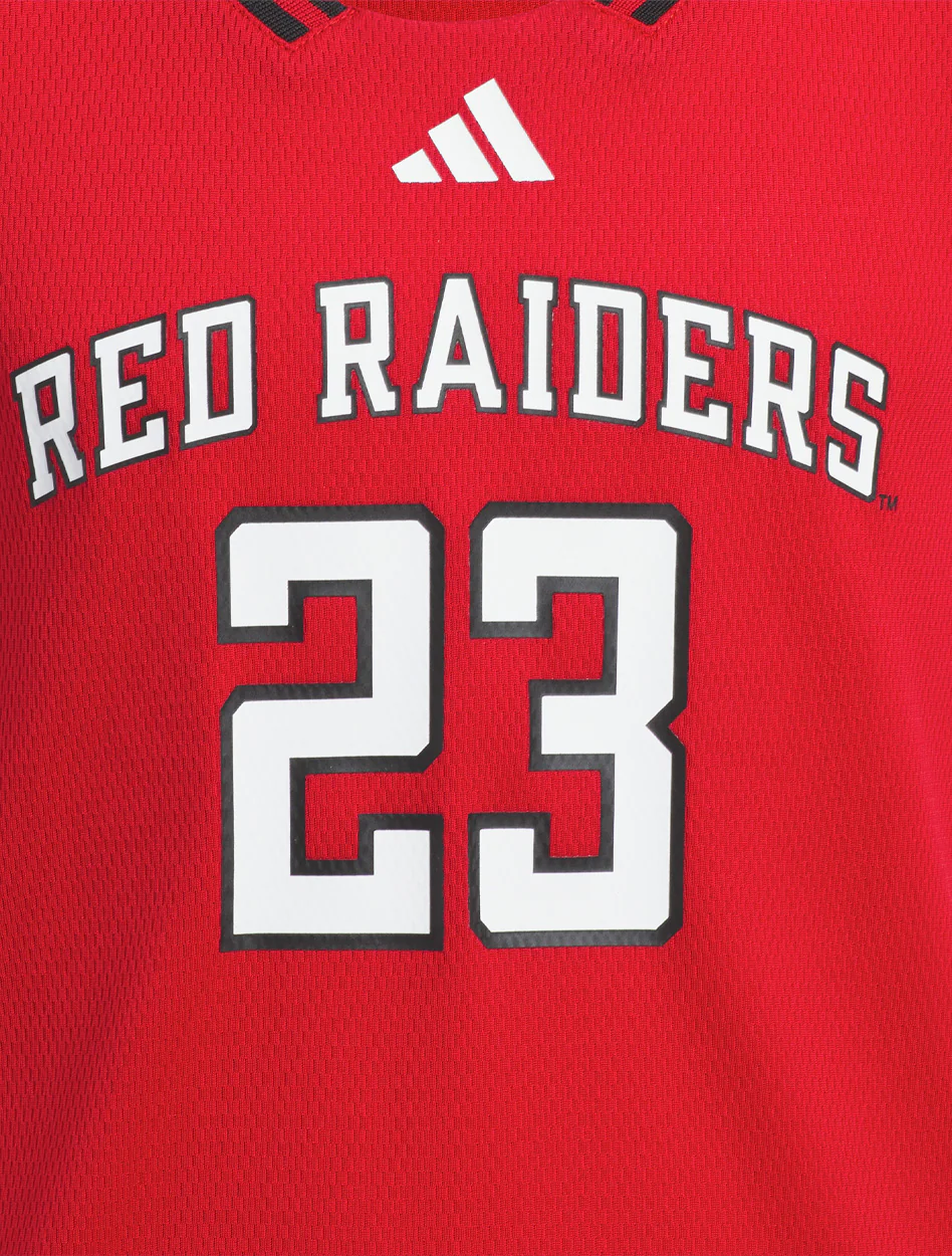 Adidas Texas Tech YOUTH Swingman #23 Basketball Jersey - Image 2
